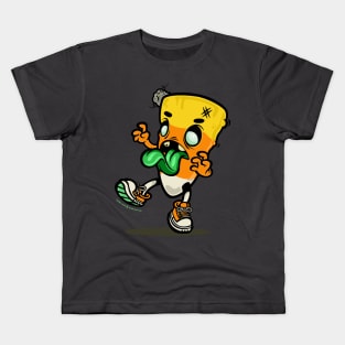 Zombie Halloween Candy Corn Kids T-Shirt